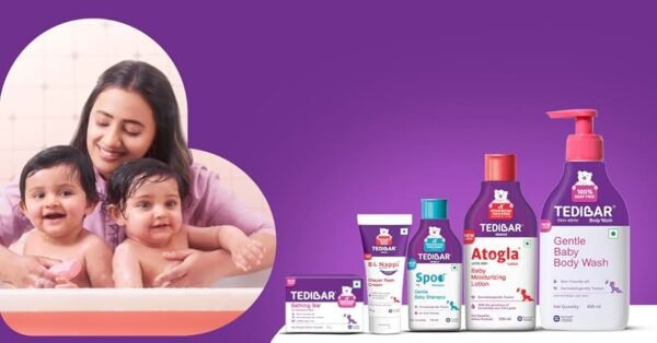 TediBar Baby Skincare | Gentle Body Wash & Bathing Bar for Sensitive Skin Pack of 5 - Image 2