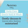 Aveeno Baby Daily Care Gentle Bath & Wash - 400ml | Hypoallergenic & Soothing - Image 3