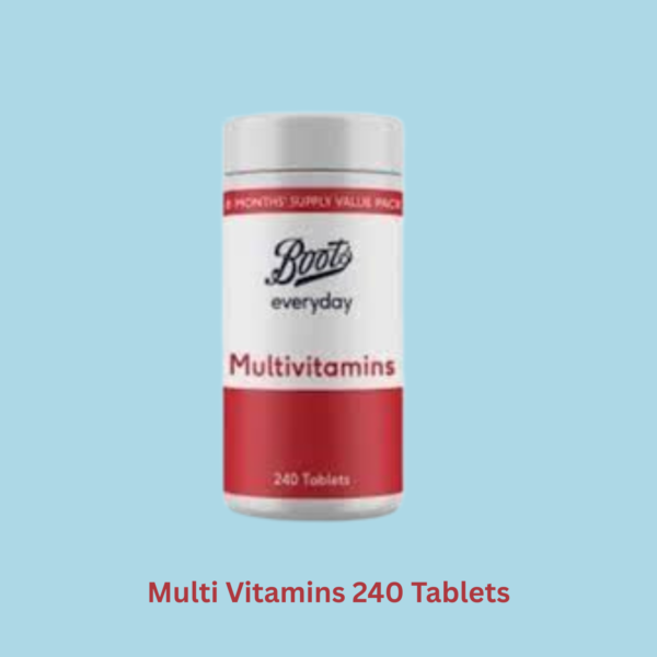 Boots Everyday Multivitamins 240 Tablets – 8 Months Supply – Daily Essential Vitamins