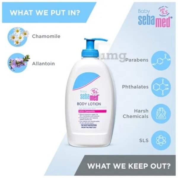 Sebamed Baby Body Lotion 400ml – Ultra-Gentle Moisturizer for Delicate Baby Skin - Image 2