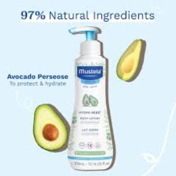 Mustela Hydra Bébé Body Lotion 300ml | Daily Baby Moisturizer for Soft Skin - Image 2