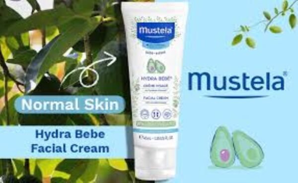 Mustela Hydra Bébé Facial Cream 40g | Daily Baby Face Moisturizer for Delicate Skin - Image 2