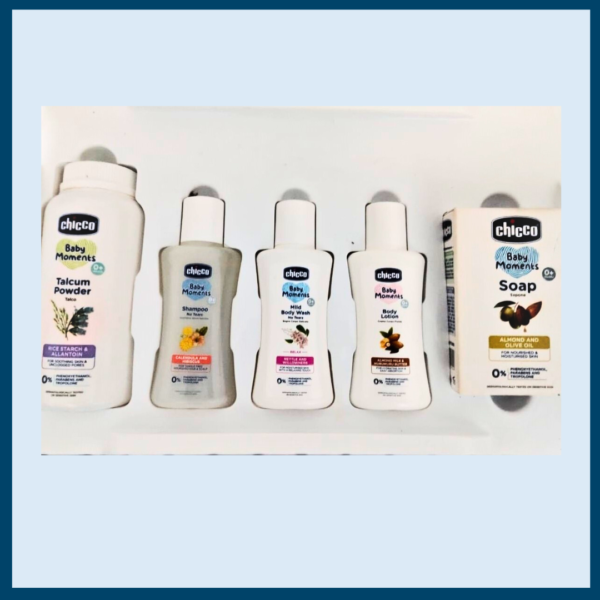 Chicco Baby Moments Gift Pack with 5 Baby Skincare Products