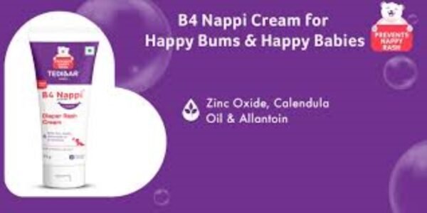 Tedibar B4 Nappi Diaper Rash Cream 75g | Protects Baby Skin from Rashes - Image 4