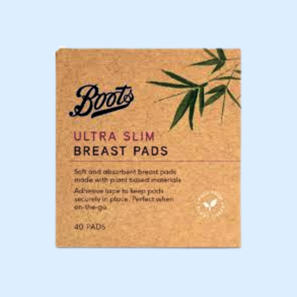 Boots Ultra Slim Breast Pads – 40 Pack | Leak-Proof, Breathable & Comfortable