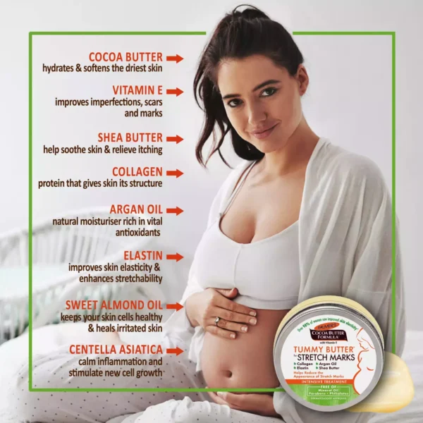 Palmers Tummy Butter 125g – Stretch Mark Relief for Expecting Moms - Image 3